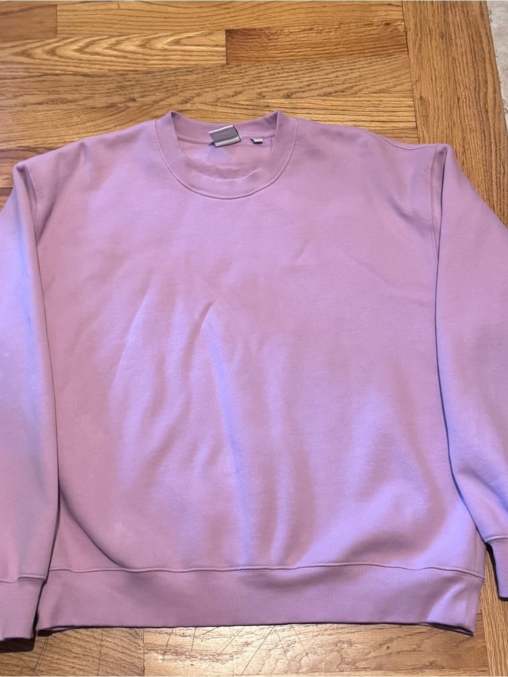 Aritzia Sweatfleece Pink Crewneck
